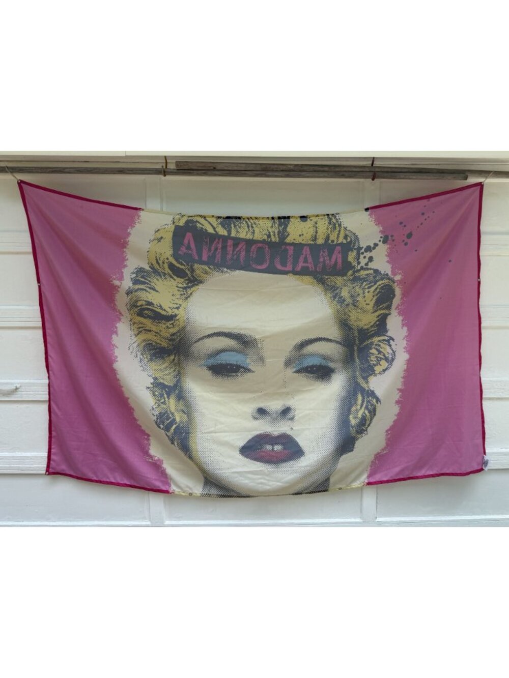 Madonna Huge 93x60 commercial display banner with grommets; Rock & Brews display - Picture 2 of 12